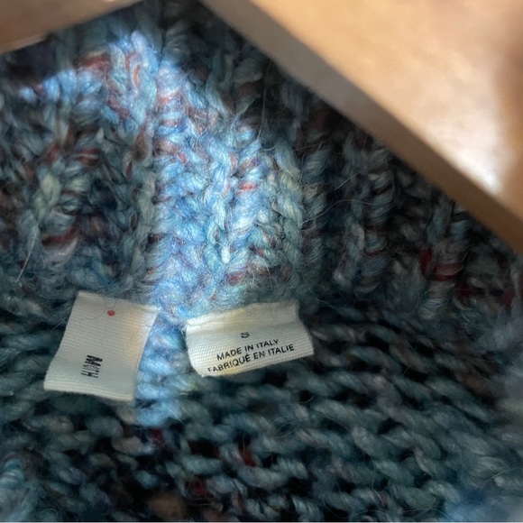 Anthropologie Moth Knit Marled Mock Neck Sweater Small - Picture 5 of 7